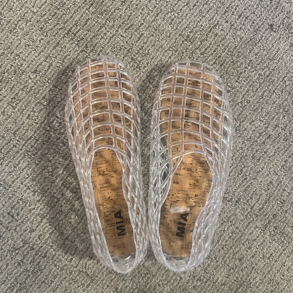 MIA Women's Transparent Jelly Shoes